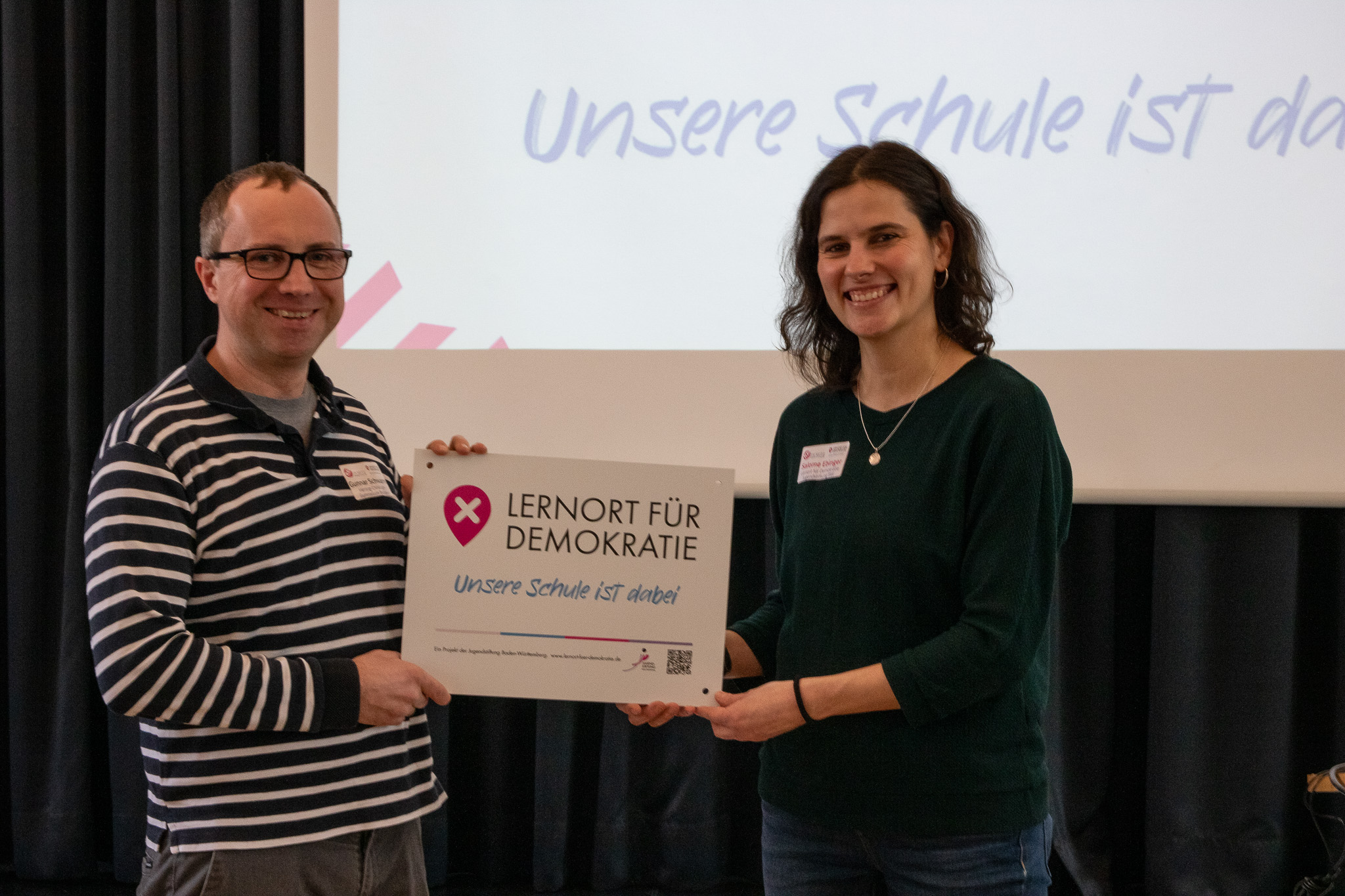 Plakettenübergabe Herzog ChristophGymnasium