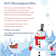 Einladung zum HCG Ehemaligentreffen 2024