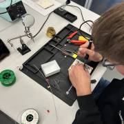 Löten in der Experimenta Heilbronn